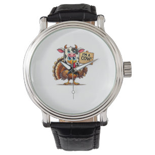 Reloj De Pulsera Turquía Paper Bag Moo, soy una familia de acción d