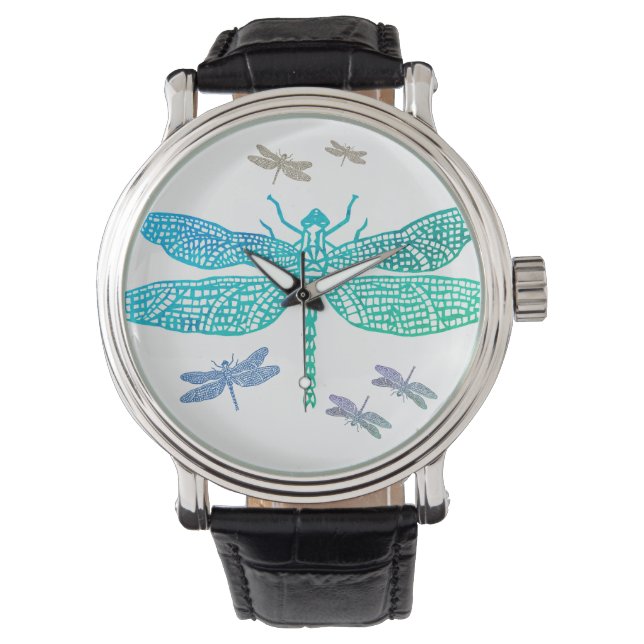 Reloj De Pulsera Turquoise Dragonfly Watch (Anverso)