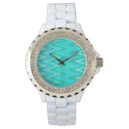 Reloj De Pulsera Turquoise Waves