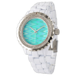Reloj De Pulsera Turquoise Waves
