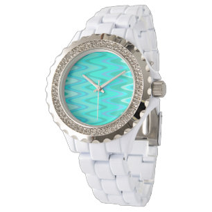Reloj De Pulsera Turquoise Waves
