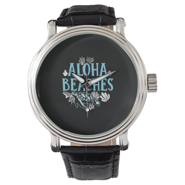 Reloj De Pulsera Turtle Lover | Playas de Aloha (Anverso)