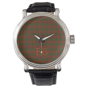 Reloj De Pulsera Tus iniciales en Bruce Clan tartan