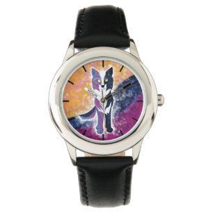Reloj De Pulsera Twilight Sky Wolf