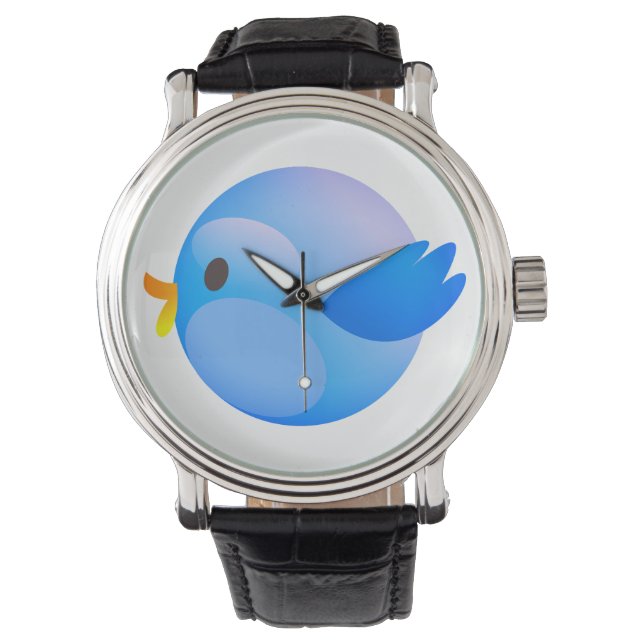 Reloj De Pulsera Twitter, Twitter, Bird (Anverso)