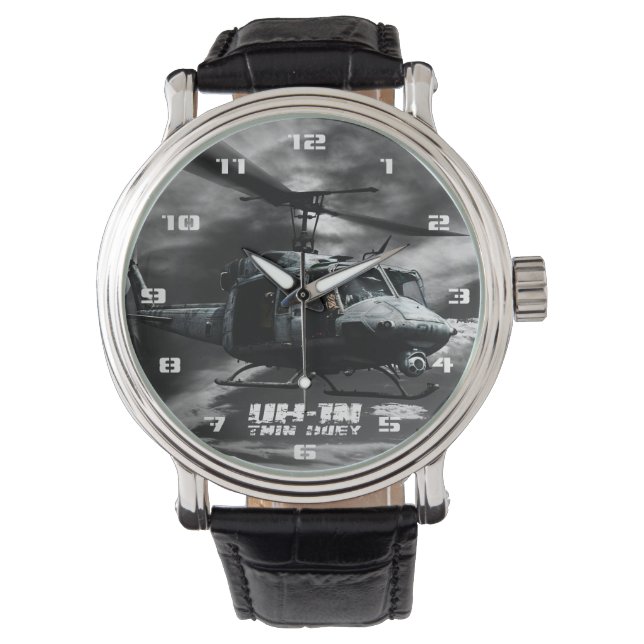 Reloj De Pulsera UH-1N Twin Huey (Anverso)