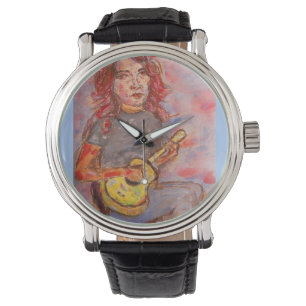 Reloj De Pulsera Ukulele Chica