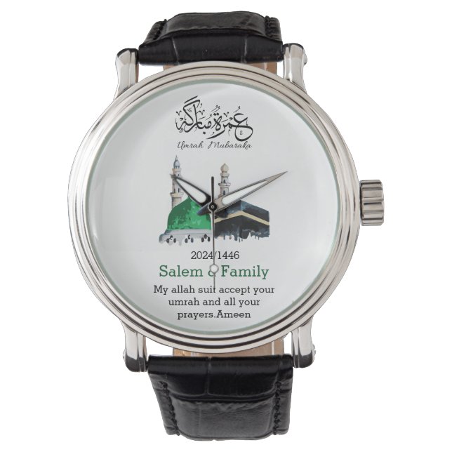 Reloj De Pulsera Ummrah mubaraka,ææmubaræك・ (Anverso)