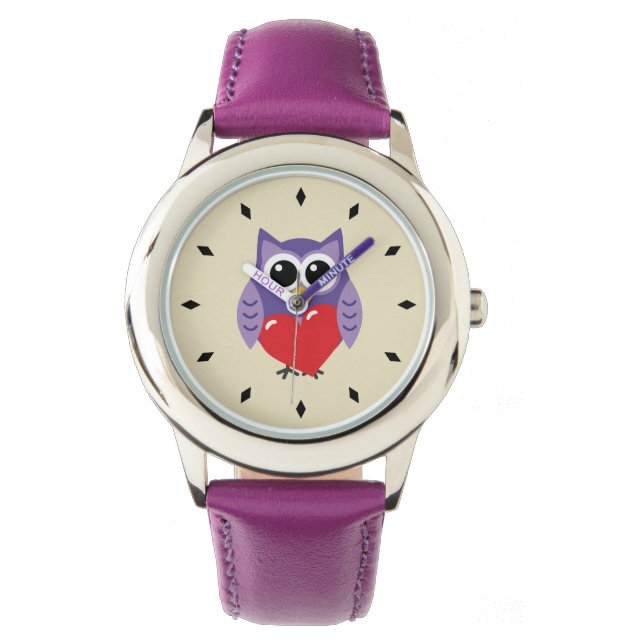 Reloj De Pulsera Un amor de búho (Anverso)