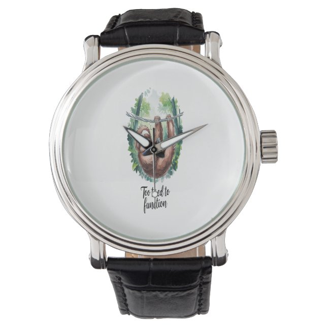 Reloj De Pulsera Un animal salvaje espumoso cansado (Anverso)