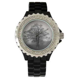 Reloj De Pulsera Un árbol en la niebla