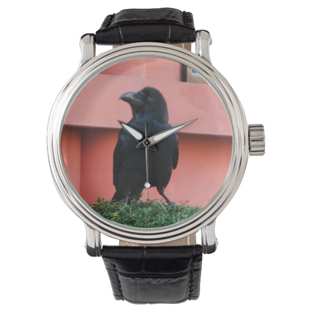 Reloj De Pulsera Un Círculo De Jungla De Gran Montura Una Percha En (Anverso)