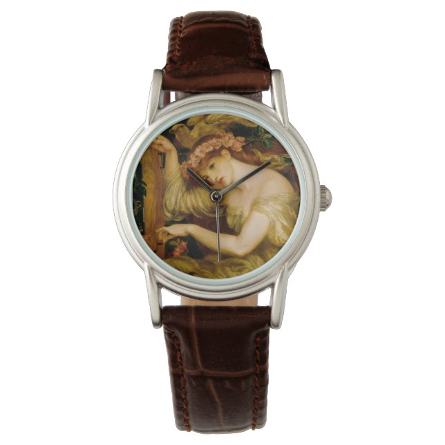 Reloj De Pulsera Un derrame de mar (por Dante Gabriel Rossetti) (Anverso)