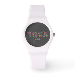 Reloj De Pulsera Un divertido gráfico de Yoga O'Clock eWatch