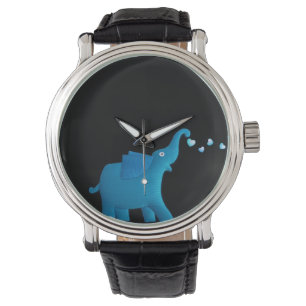 Reloj De Pulsera un elefante azul