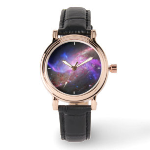 Reloj De Pulsera Un Espectáculo De Luz Galáctica En La Galaxia Espi