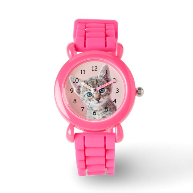 Reloj De Pulsera Un gatito lindo con ojos azules. (Anverso)