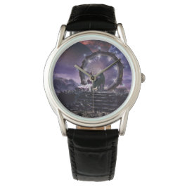 Reloj De Pulsera Un hada y un lobo oscuro