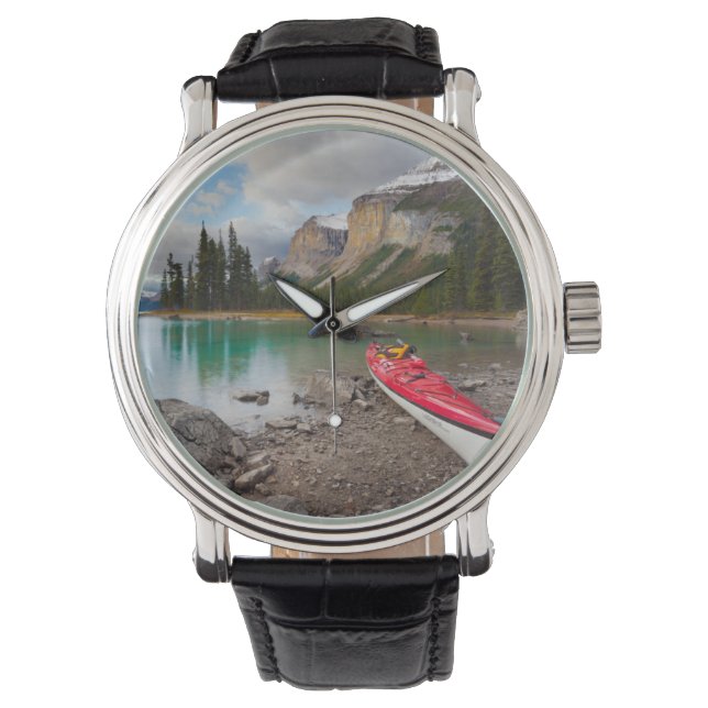 Reloj De Pulsera Un kayak de mar a orillas de la isla Spirit (Anverso)