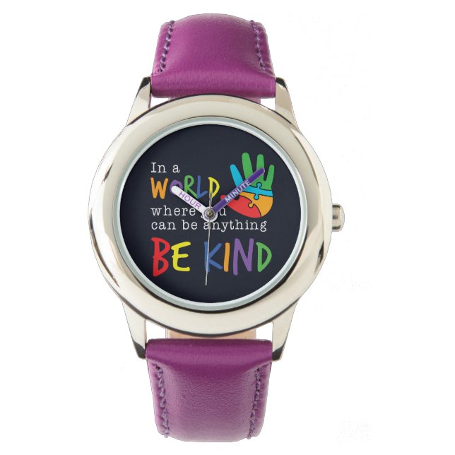 Reloj De Pulsera Un Mundo Donde Se Puede Ser Cualquier Cosa, Un Aut (Anverso)