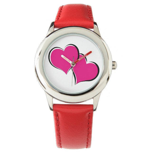 Reloj De Pulsera un par de corazones (Anverso)
