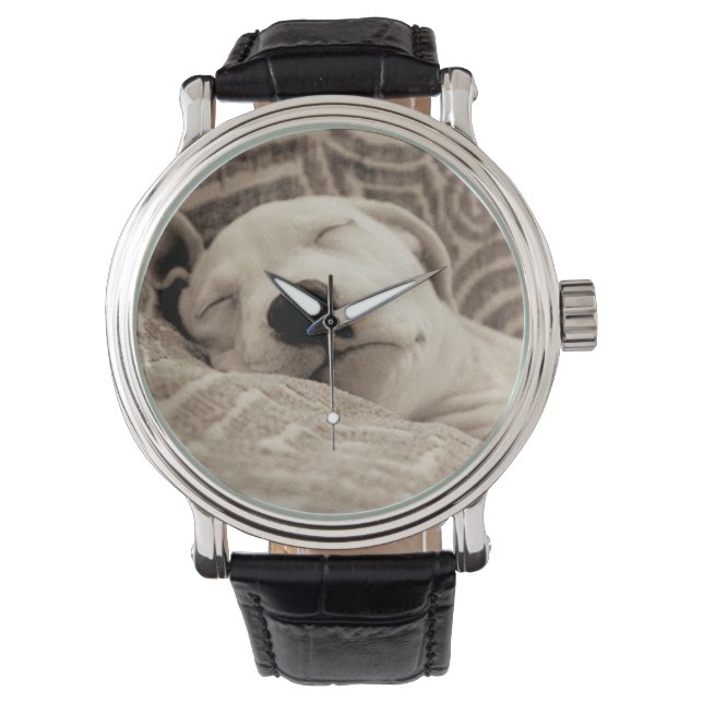 Reloj De Pulsera Un perro cansado (Anverso)