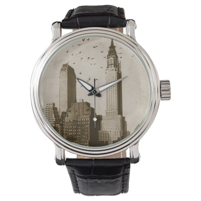 Reloj De Pulsera Un rebaño de aves volando (Anverso)