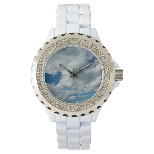 Reloj De Pulsera Un recubrimiento de nubes (Anverso)