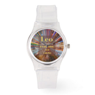 Reloj De Pulsera  Un reloj- signo astrológico Leon/Leona