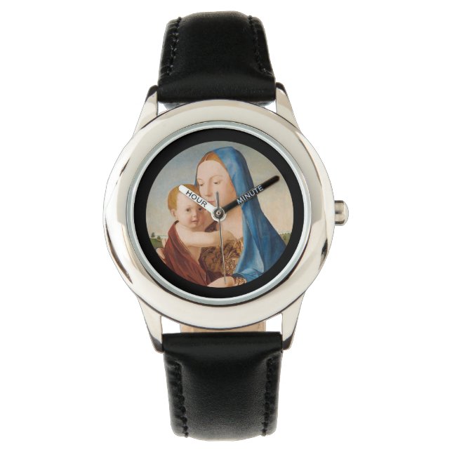Reloj De Pulsera Un retrato de María y el Niño Jesús (Anverso)