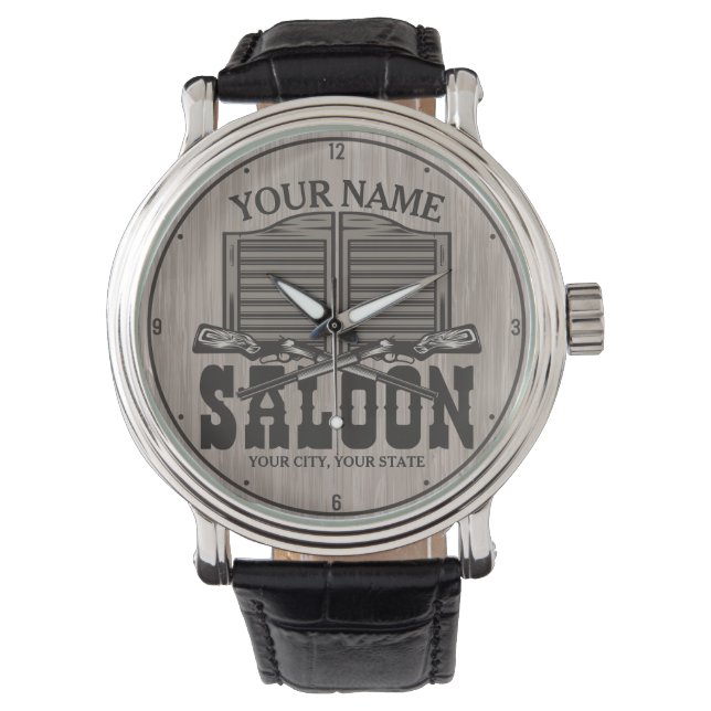 Reloj De Pulsera Un rifle occidental personalizado dispara un viejo (Anverso)