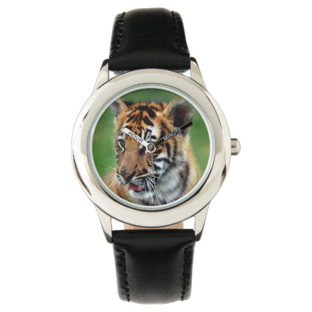 Reloj De Pulsera Un tigre bebé lindo (Anverso)