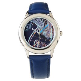 Reloj De Pulsera Un torbellino de luces, en azul