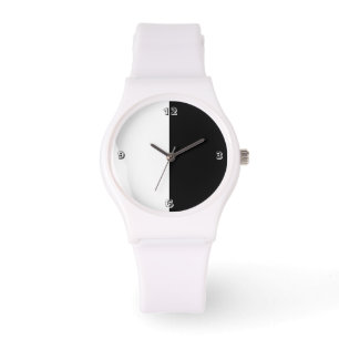 RELOJ DE PULSERA UN VISTAZO NEGRO Y BLANCO