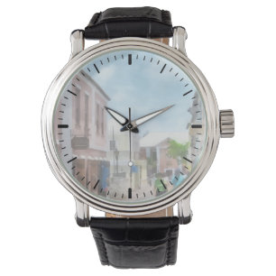 Reloj De Pulsera Una calle en St. George's Bermudas