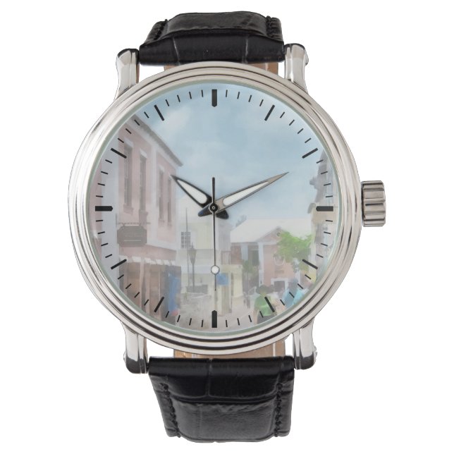 Reloj De Pulsera Una calle en St. George's Bermudas (Anverso)