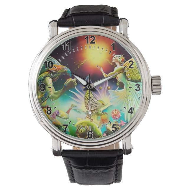 Reloj De Pulsera Una época de pintura de aceite recompensas (Anverso)