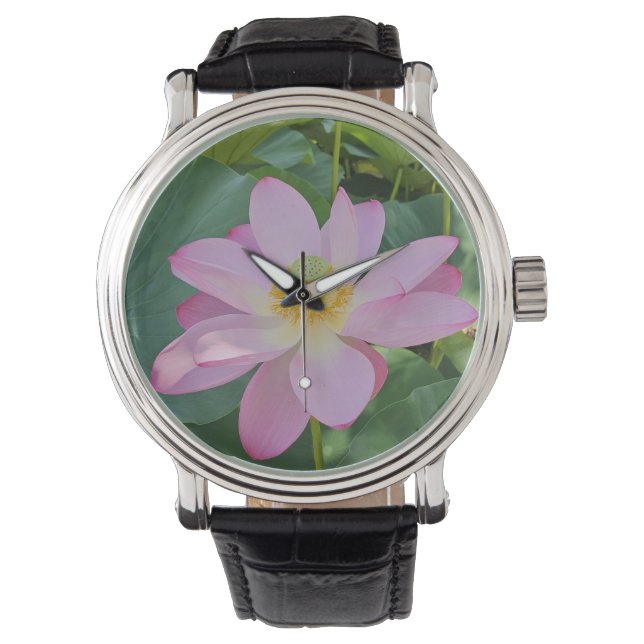 Reloj De Pulsera Una flor de loto vibrante (Anverso)