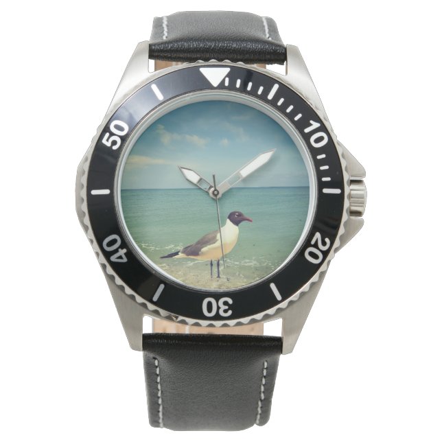 Reloj De Pulsera Una gaviota (Anverso)