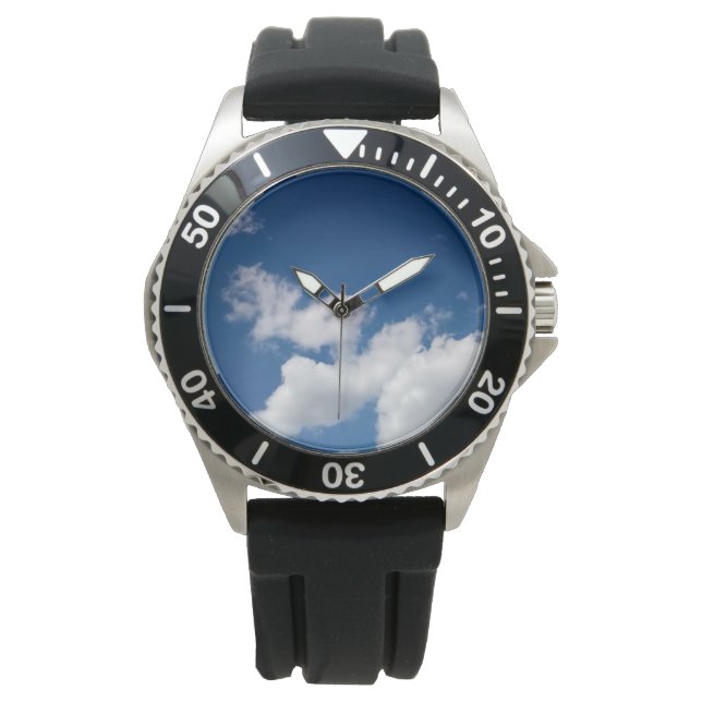 Reloj De Pulsera Una hilera de nubes (Anverso)