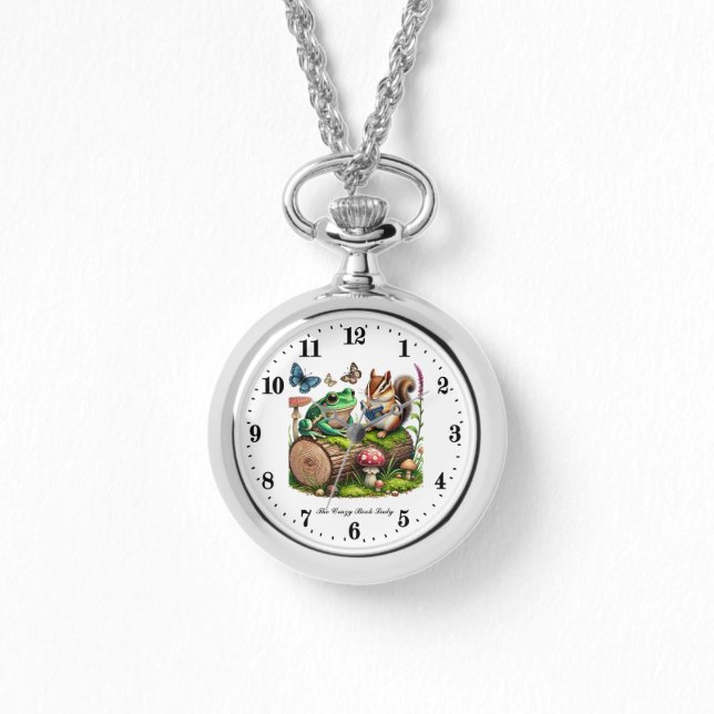 Reloj De Pulsera Una loca dama de libros (Anverso)
