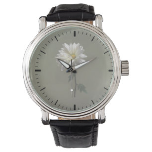 Reloj De Pulsera Una margarita blanca