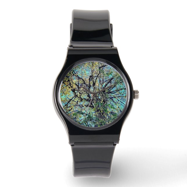 Reloj De Pulsera Una mezcla de hojas (Anverso)