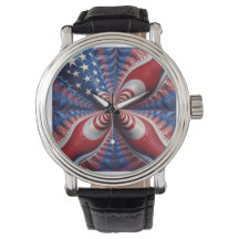 Una Mezcla De La Bandera Estadounidense Y Un Fract