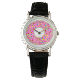 Reloj De Pulsera Una pasta de donut dulce Personalizado escarchado