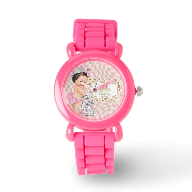 Reloj De Pulsera Una pequeña princesa está en camino. (Anverso)