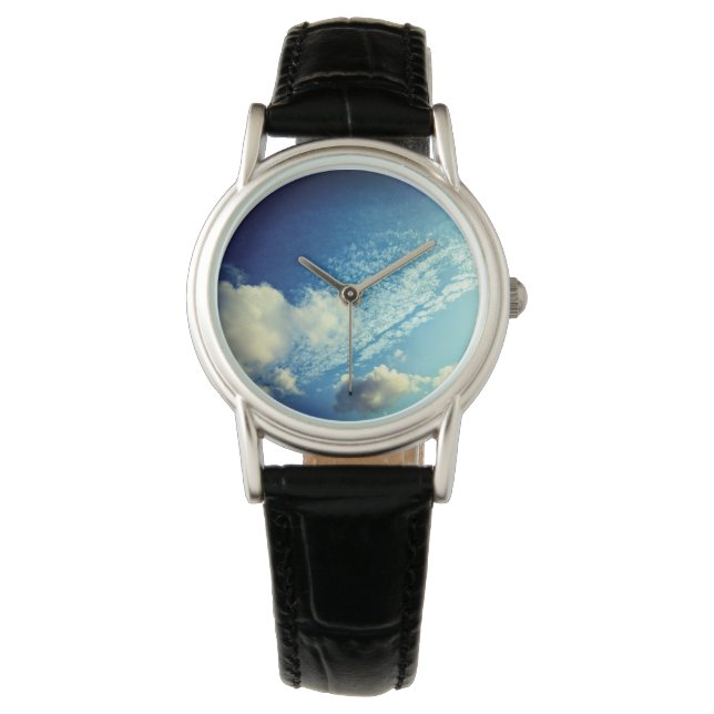 Reloj De Pulsera Una rociada de nubes (Anverso)