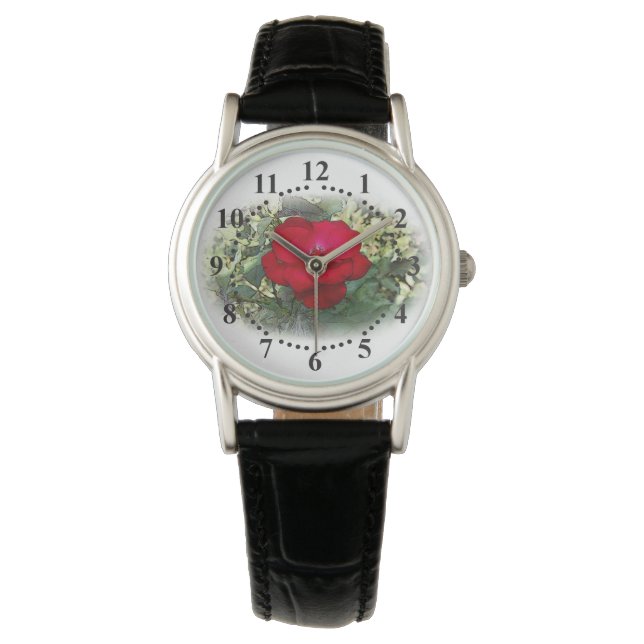 Reloj De Pulsera Una rosa solitaria (Anverso)