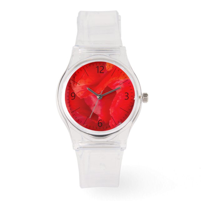 Reloj De Pulsera Una sola amapola (Anverso)