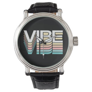 Reloj De Pulsera Una tipografía de los modos retro de cambio de vis